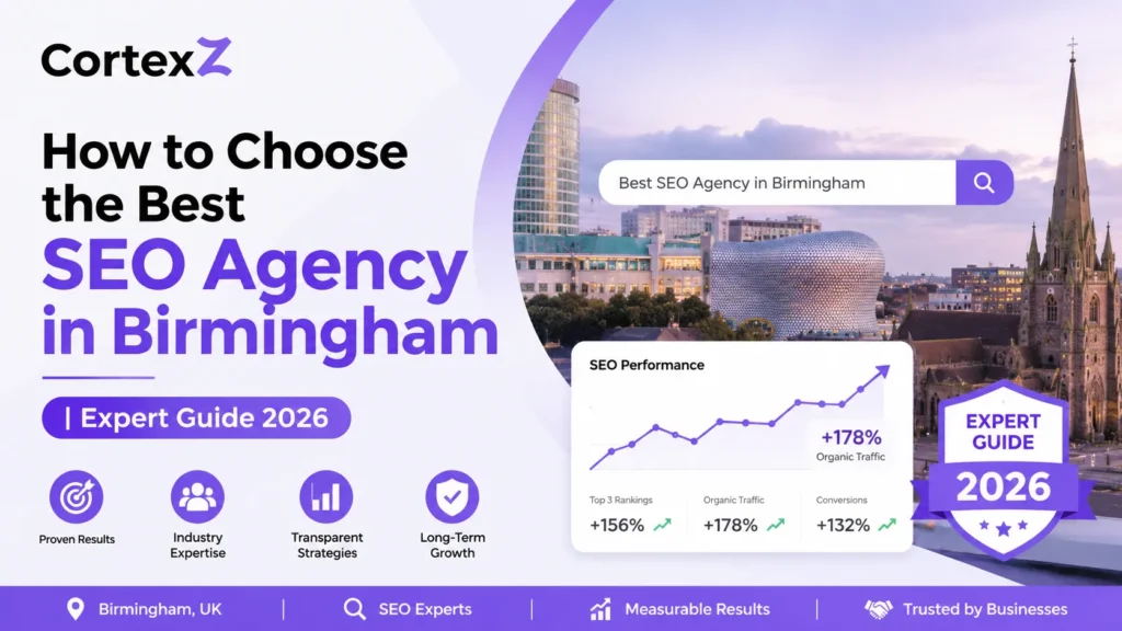 How to Choose the Best SEO Agency in Birmingham | Expert Guide 2026 9 How to Choose the Best SEO Agency in Birmingham