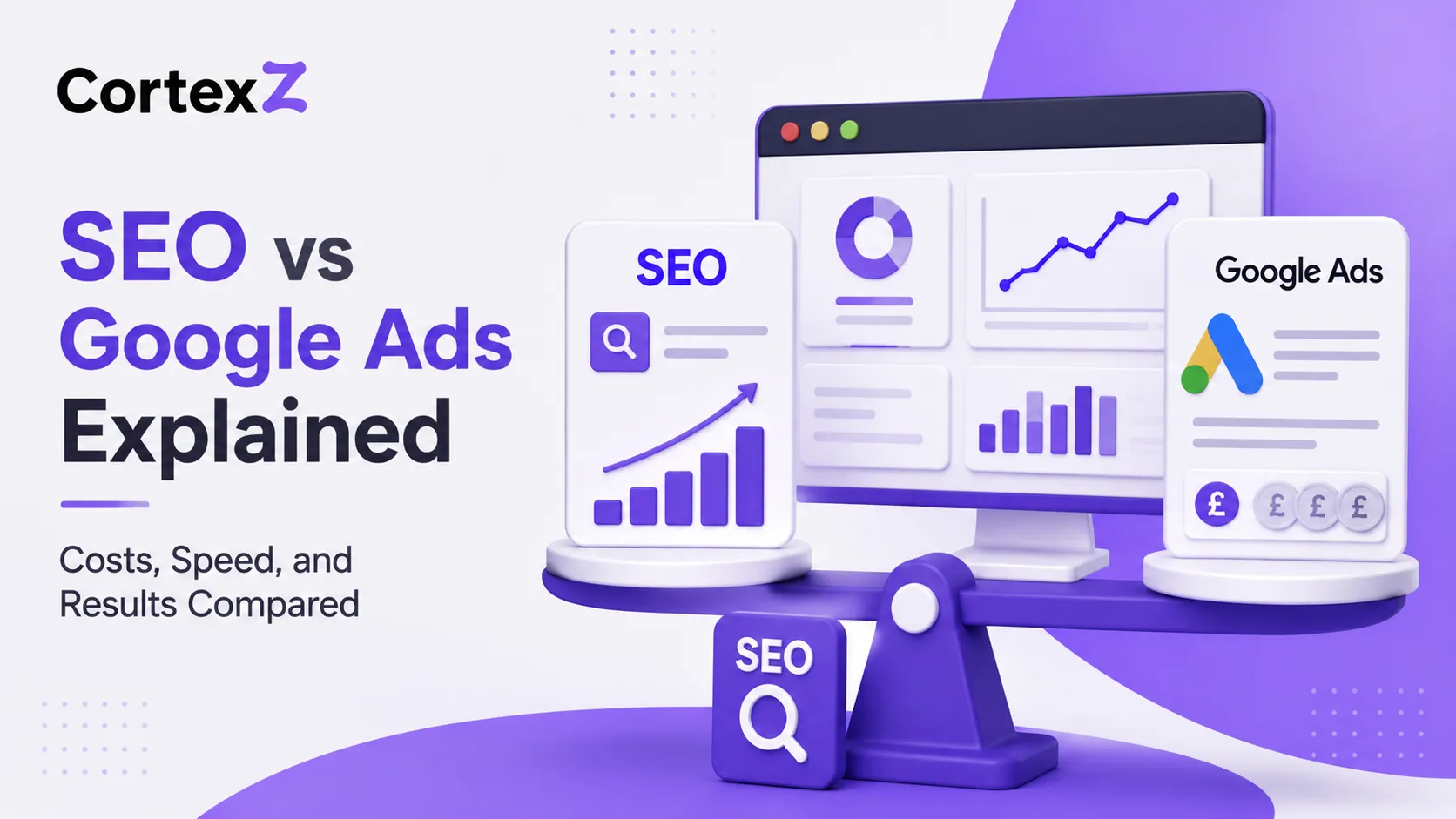 SEO vs Google Ads Explained: Costs, Speed, and Results Compared
