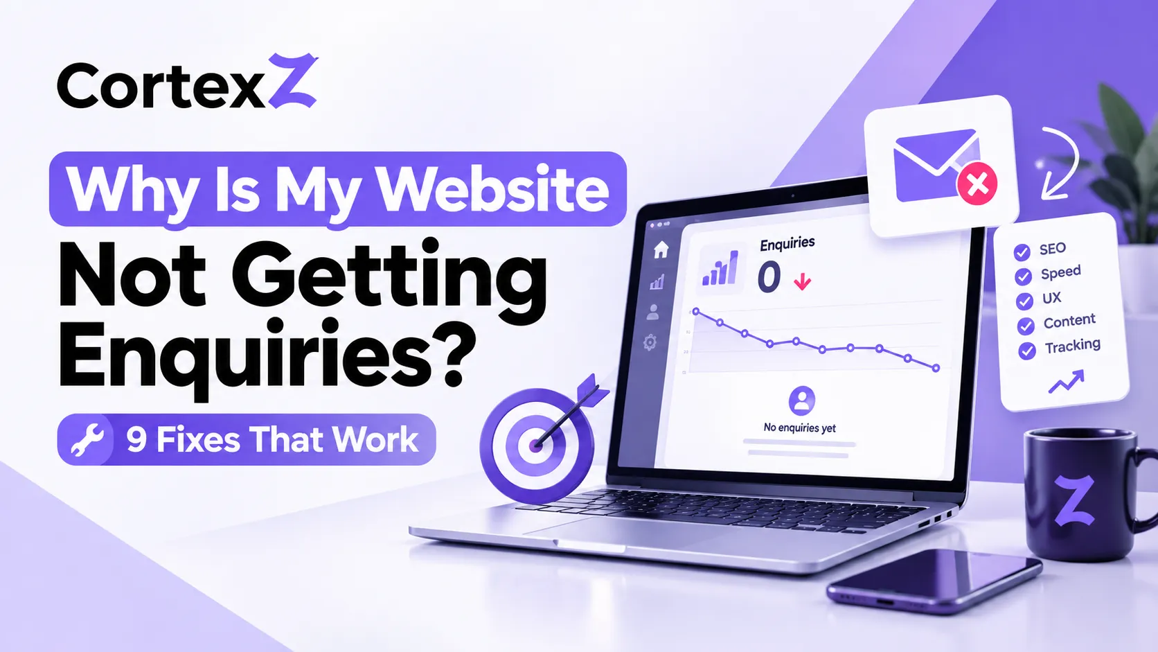 Why Is My Website Not Getting Enquiries? 9 Fixes That Work